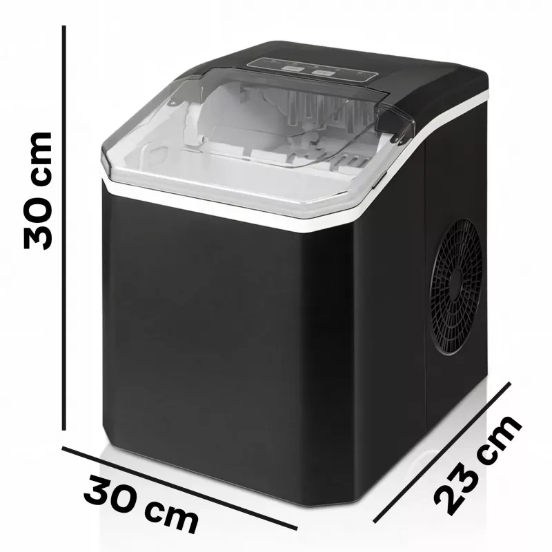 Extralink SmartLife Cube Ice Lite Jäämasin - 12 kg/24h, 1,8L Paak, Kuuljää, Must