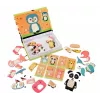 EXTRALINK TOYS Magnetic Puzzle Book Animals 68 Pieces