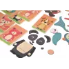 EXTRALINK TOYS Magnetic Puzzle Book Animals 68 Pieces