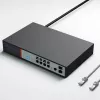 Extralink VICTOR 8-porti Gigabit PoE+ hallatav lüliti koos 2 SFP, 150W eelarve, L2+