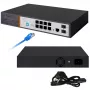 Extralink VICTOR 8-porti Gigabit PoE+ hallatav lüliti koos 2 SFP, 150W eelarve, L2+