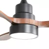 Extralink Walnut Dark 48 nutikas WiFi laeventilaator LED-valgustusega, tume pähkel, 122cm, Tuya rakendus, kaugjuhtimispult, alalisvoolumootor, 6 kiirust, hämardatav, Alexa ja Google ühilduv