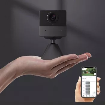 EZVIZ CB2 2K+ 3MP 4G LTE akutoiteline turvakaamera värvilise öövaatluse, IP65, PIR-tuvastuse, kahesuunalise kõne ja MicroSD kuni 512 GB-ga