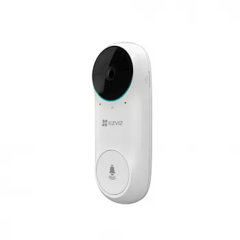 EZVIZ DB2C Juhtmevaba videouksukell 1080p Full HD, 160° vaateväli, öövaatlus, kahesuunaline heli, IP65, akutoitel, töötab Alexaga/Google Assistantiga