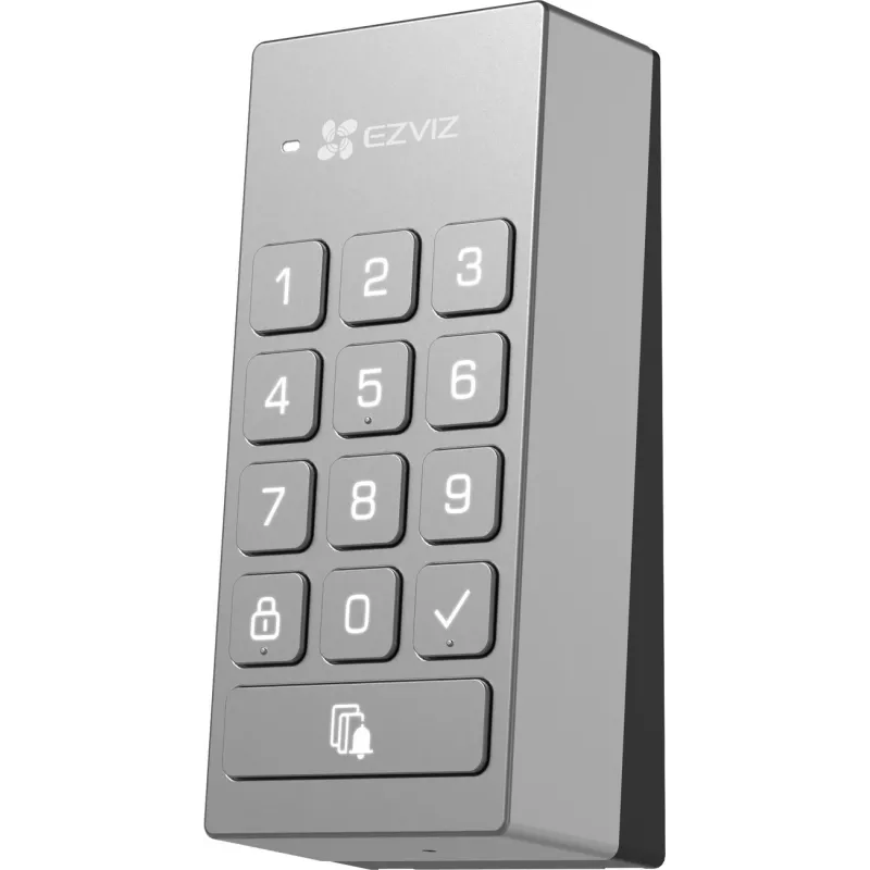 EZVIZ DL01/DL01CP Nutikas Lukk Klaviatuuriga – Sõrmejälg, Pääsukood, RFID, Rakenduse Juhtimine, Wi-Fi/Bluetooth, Must