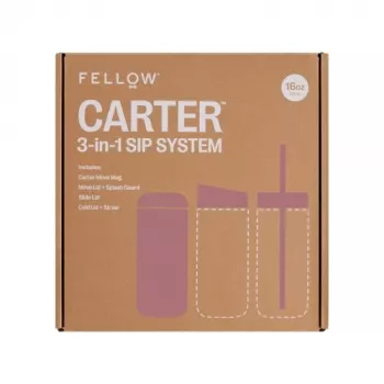 Fellow Carter Move Mug 3-in-1 473 ml termotops 3 kaanega, pulberroosa