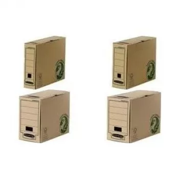 Fellowes BANKERS BOX EARTH Arhiivikarp, Pruun, 150 mm selg, 100% taaskasutatud papp, Lukustatav kaas, 1 tk (4473202)