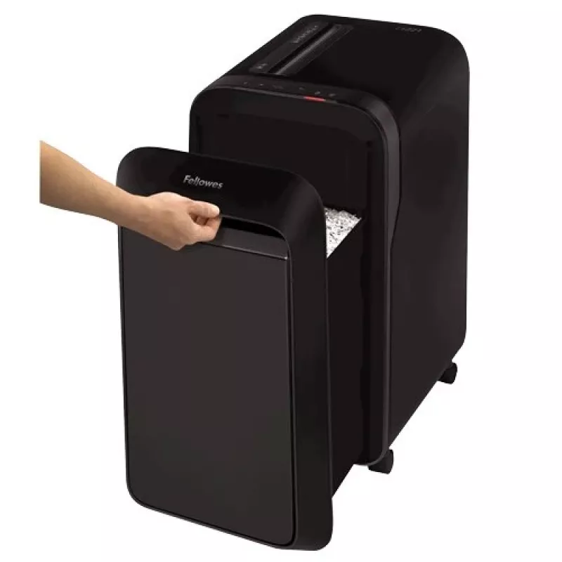 Fellowes Powershred LX221 mikro-lõikur paberihunt, 17 lehte, P-5 turvatase, 30L konteiner, must 5050401
