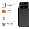 Fellowes Powershred LX221 mikro-lõikur paberihunt, 17 lehte, P-5 turvatase, 30L konteiner, must 5050401
