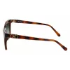 Ferragamo SF1027S-214 Naiste Päikeseprillid Havana Atseetaat Ruudukujuline Pruun Gradient 55mm