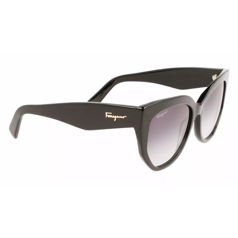 FERRAGAMO SF1061S-001 Naiste päikeseprillid Must Hall 56/18/145 mm