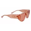 Ferragamo SF1077S-838 Unisex Päikeseprillid Piloot Läikiv Roosakuld Pruun Gradient 56/13/140 mm