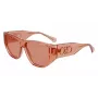 Ferragamo SF1077S-838 Unisex Päikeseprillid Piloot Läikiv Roosakuld Pruun Gradient 56/13/140 mm