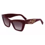 FERRAGAMO SF1081SE-603 Naiste kassisilma päikeseprillid Burgundia pruun gradient 55mm