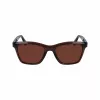 FERRAGAMO SF2001S-232 Unisex Päikeseprillid Havana Pruun Ruudukujuline Atsetaatraam Pruun Lääts 54/20/145 mm
