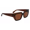FERRAGAMO SF2002S-233 Naiste päikeseprillid Havana atsetaat pruun gradient 55/18/140 mm