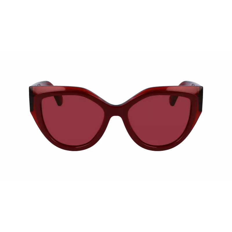FERRAGAMO SF2004S-618 Naiste liblikapäikeseprillid Havana atsetaat pruuni gradiendi läätsedega 53/18/140 mm