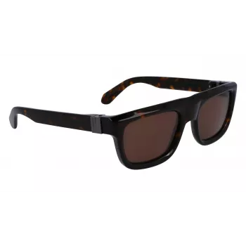 FERRAGAMO SF2009S-242 Meeste ruudukujulised atsetaatpäikeseprillid Havana pruun gradient 56/21/145 mm