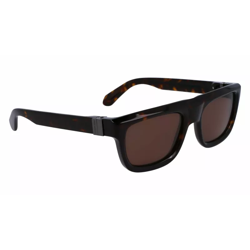 FERRAGAMO SF2009S-242 Meeste ruudukujulised atsetaatpäikeseprillid Havana pruun gradient 56/21/145 mm