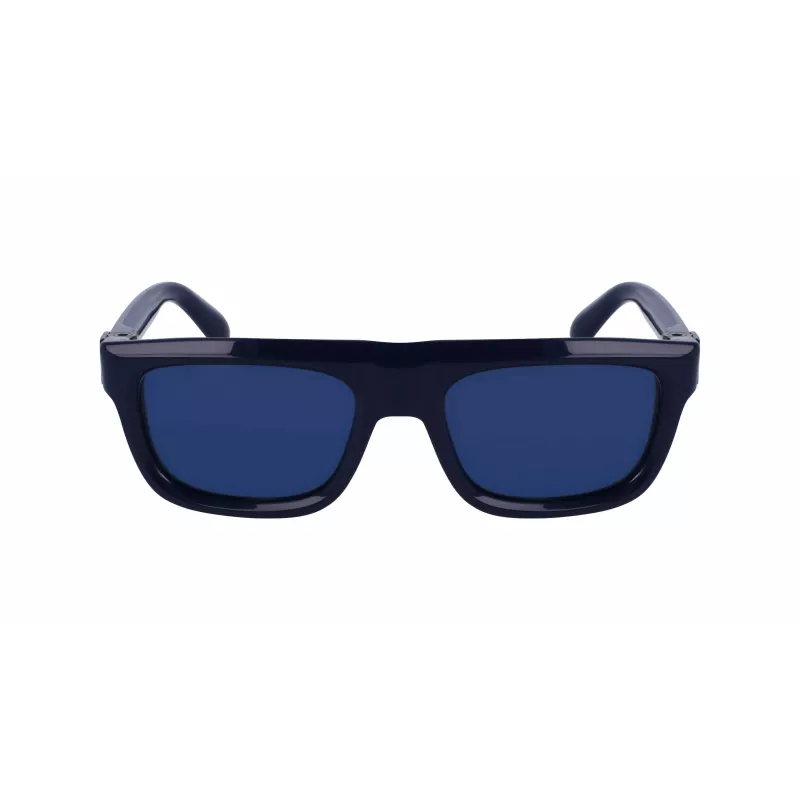 FERRAGAMO SF2009S-414 Meeste ristkülikukujulised atsetaatpäikeseprillid - pruunid läätsed - 56/21/145 mm