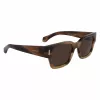 Ferragamo SF2010S-319 Päikeseprillid Mehed Roheline Havana Ruudukujuline Atsetaat 52mm