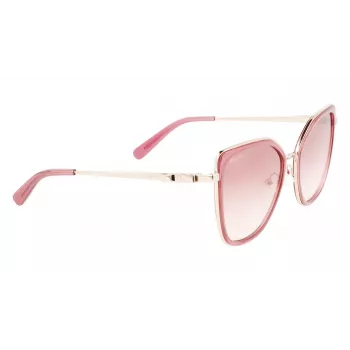FERRAGAMO SF293S-774 Naiste päikeseprillid Havana atsetaatraamiga, pruunide gradiendiläätsedega 54/19/140 mm