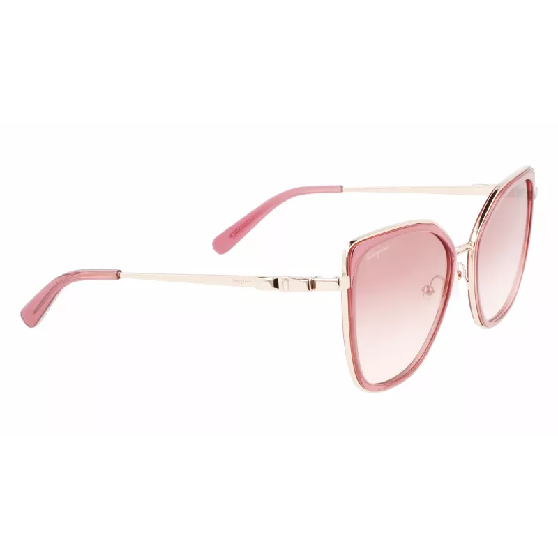 FERRAGAMO SF293S-774 Naiste päikeseprillid Havana atsetaatraamiga, pruunide gradiendiläätsedega 54/19/140 mm