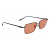 Ferragamo SF309S5715017 meeste päikeseprillid - must atsetaatraam, hallid polükarbonaat läätsed, 57 mm