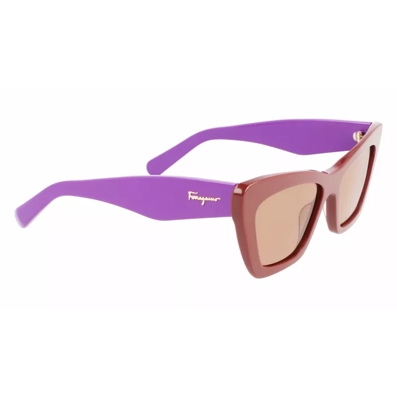FERRAGAMO SF929S-209 Naiste päikeseprillid Havana Butterfly Acetate Brown Gradient 55/17/145 mm