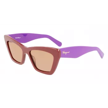 FERRAGAMO SF929S-209 Naiste päikeseprillid Havana Butterfly Acetate Brown Gradient 55/17/145 mm