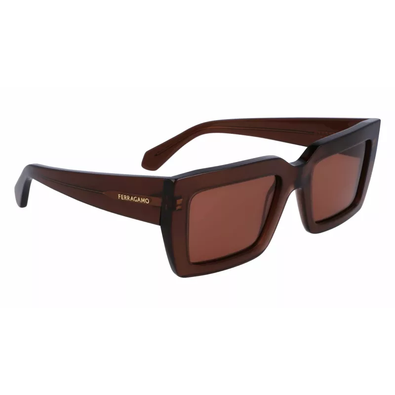 FERRAGAMO Naiste Päikeseprillid SF1108S542123 Brown Havana 54/21/140 mm