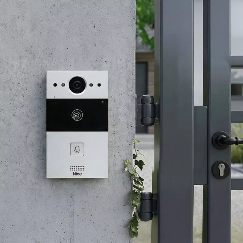 FIBARO MyBell Outdoor Video Doorbell (MBIP1BSTAT) - Must, 1080p, PoE, Wi-Fi, IP54