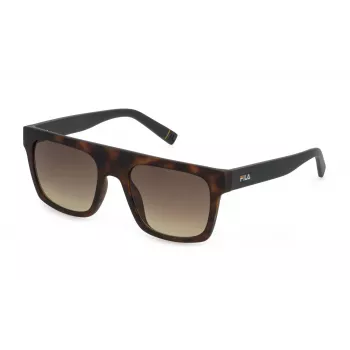 FILA meeste päikeseprillid SFI098-530878 mustad ristkülikukujulised 53mm
