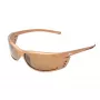 FILA SF004-62C3 Unisex Ristkülikukujulised Päikeseprillid - Must Raam Hallid Läätsed 62/16/125 mm