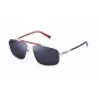 FILA SFI210V60E70B Meeste ristkülikukujulised Havana atsetaatpäikeseprillid pruunide polükarbonaatklaasidega 60/16/145 mm