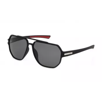 FILA SFI301-60U28P Meeste polariseeritud päikeseprillid, must/hall, 60/14/140 mm