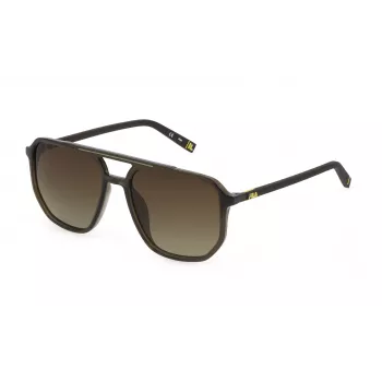 FILA SFI312-57Z51P Meeste polariseeritud päikeseprillid - must raam, hall lääts, 57mm
