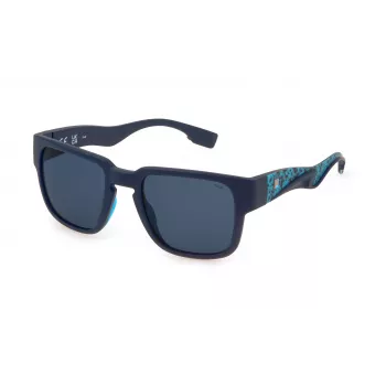 FILA SFI463-53J99P Meeste polariseeritud päikeseprillid, must raam, hall lääts, 53 mm