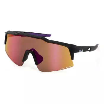 FILA SFI516-990965 Unisex Päikeseprillid - Kilpraam, Suitsuläätsed, UV400 kaitse