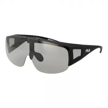 FILA Unisex Päikeseprillid SFI126-99U28F Shield Stiil Must Raam Suitsulääts UV400