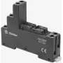 Finder 95.050 kruviklemmidega pesa 40/44/51/52/61 seeria releedele, DIN-liinile/paneelile paigaldatav, 8-kontaktiline, 10 A, 250 V AC, must
