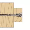 Fischer 558881 FAFS reguleerimiskruvi 5 mm x 100 mm T-profiil tsingitud teras Torx T25 uputatud pea (100 pakk)