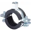 Fischer 91489 FRS toruklamber 74-78 mm M8/M10 EPDM heliisolatsiooniga, tsingitud teras, 25-pakk