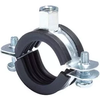 Fischer 91489 FRS toruklamber 74-78 mm M8/M10 EPDM heliisolatsiooniga, tsingitud teras, 25-pakk