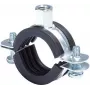 Fischer 91489 FRS toruklamber 74-78 mm M8/M10 EPDM heliisolatsiooniga, tsingitud teras, 25-pakk