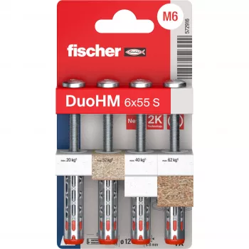 Fischer DuoHM 6x55 S PH TX Õõnes-seina ankur 55 mm 4 tk 572916
