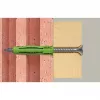 Fischer DUOPOWER Kruvi- ja tüüblikomplekt 100 tk - 6x30/8x40/10x50 mm - PZ2 - Roheline