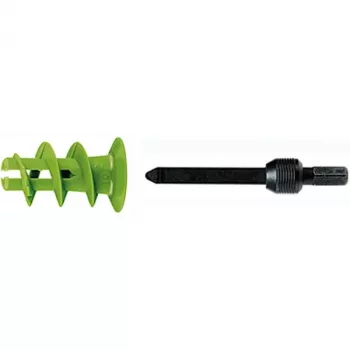 FISCHER GK GREEN isekeermuv kipsplaadi ankur, roheline, 90 tk pakk