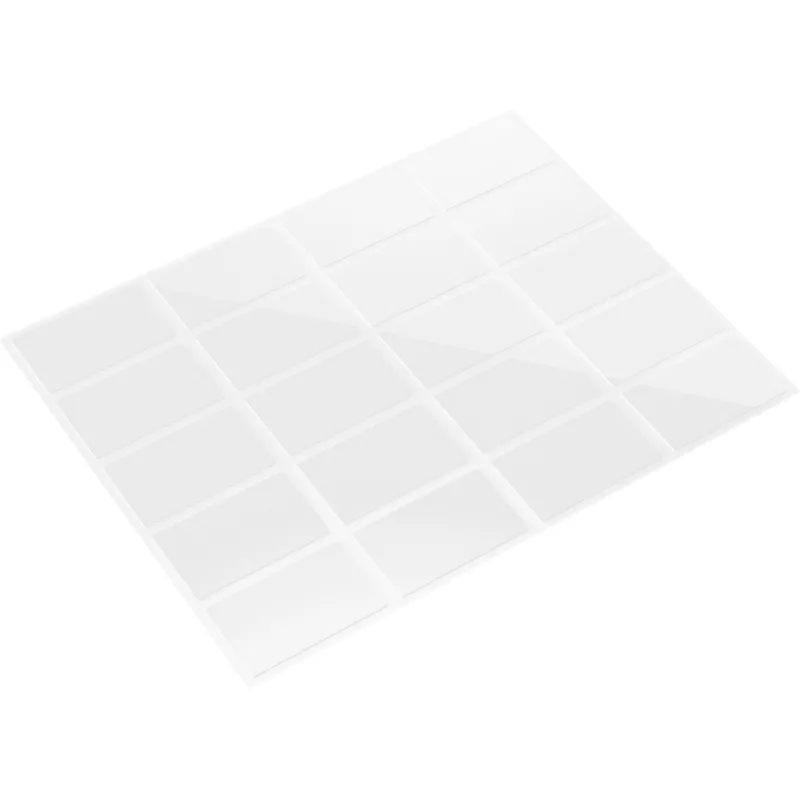 FISCHER GOW Kinnitusribad 20 tk, Valge, 22 x 36 mm, isekleepuv