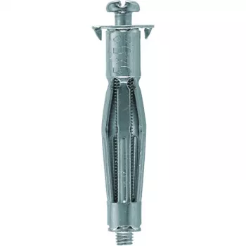 FISCHER HM 4x46 S B õõnsusmetallankur - tsingitud teras, M4, 20 tk komplekt kruvidega, hõbedane